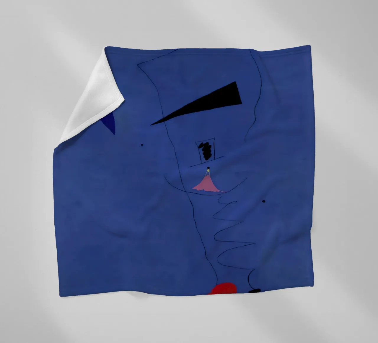 Joan (Joan) Miro. Pittura (Stella blu)-scala standard-2_0 coperta in pile da Dixon-Gallery
