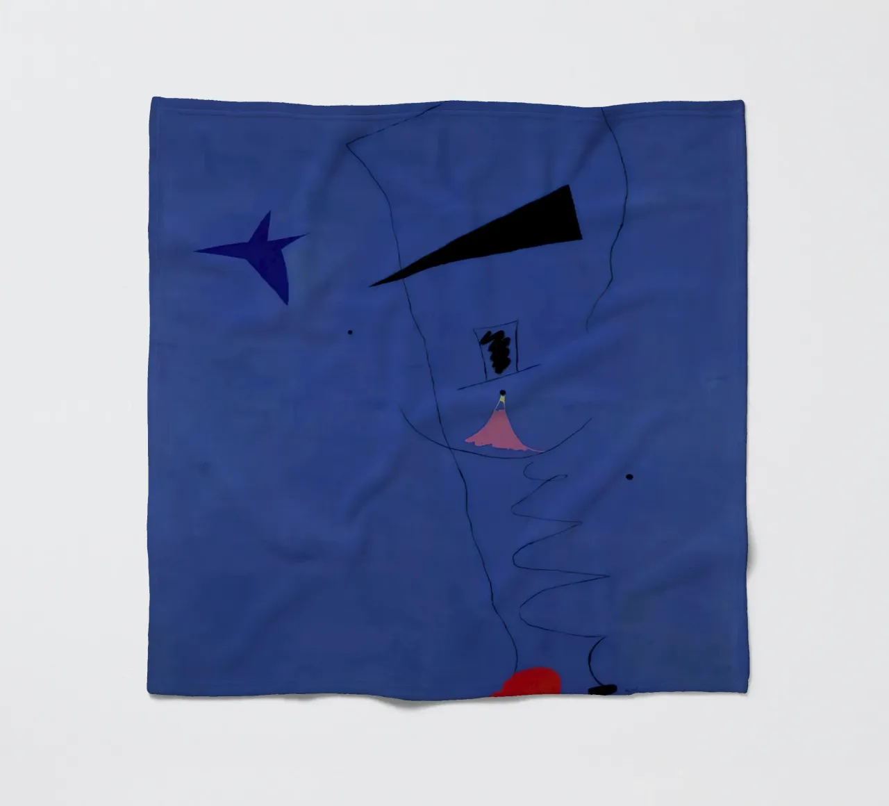 Joan (Joan) Miro. Pittura (Stella blu)-scala standard-2_0 coperta in pile da Dixon-Gallery