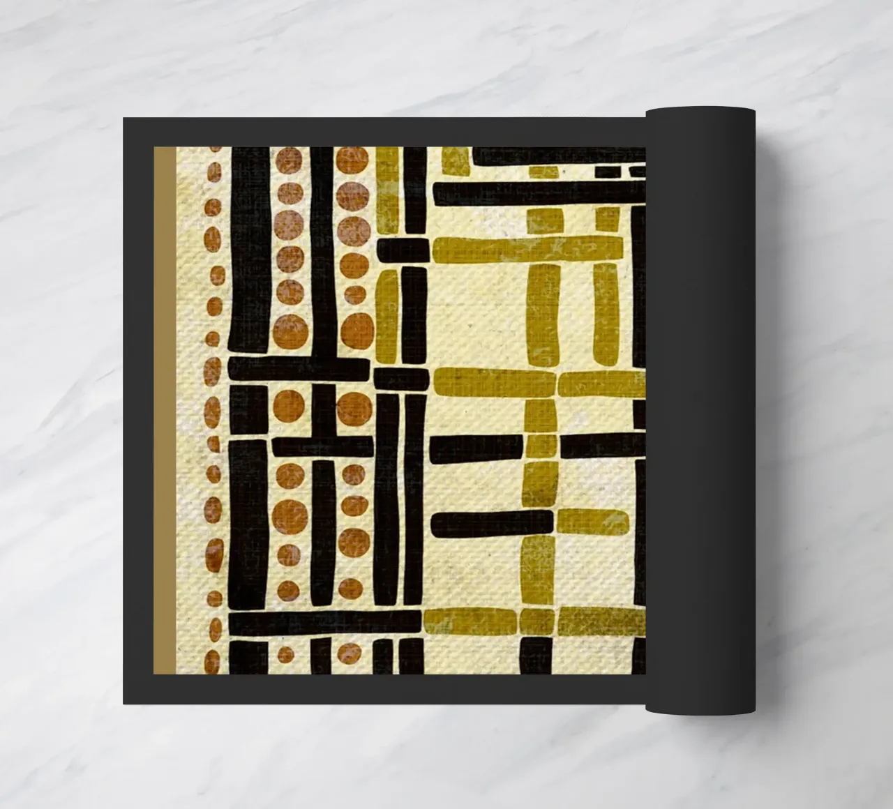 Rustiek abstract ontwerp deurmat van Andrew S Morrison