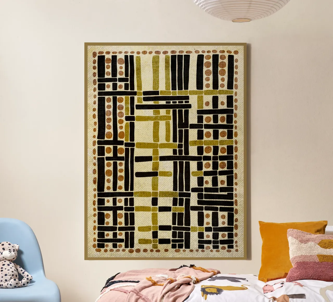 Rustic Abstract Design canvas by Andrew S Morrison