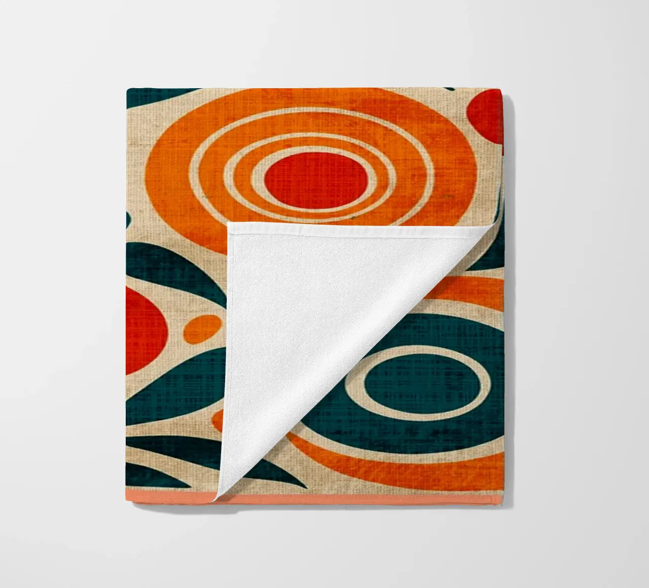 Design astratto retrò telo mare da Andrew S Morrison