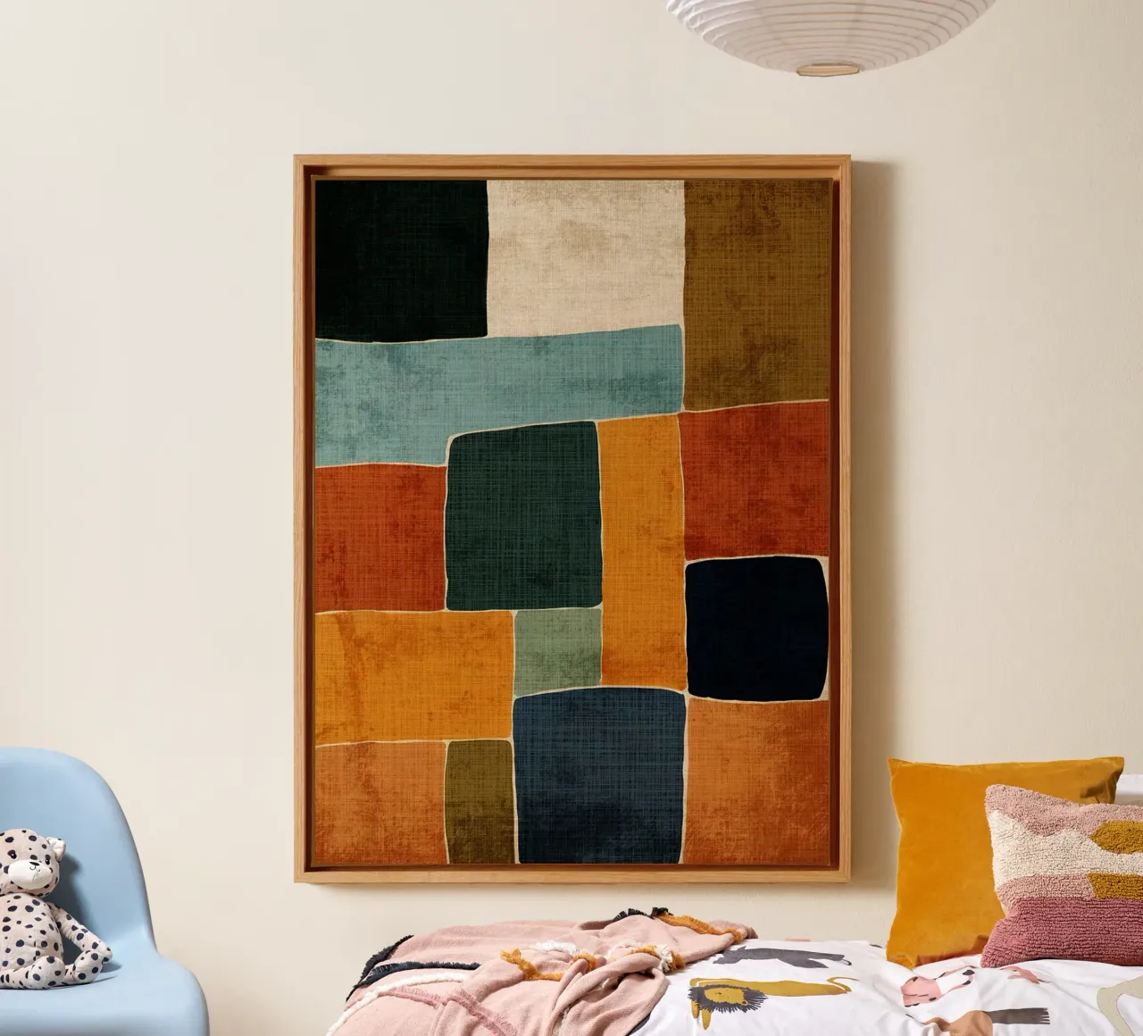 Retro Abstract Composition canvas by Andrew S Morrison