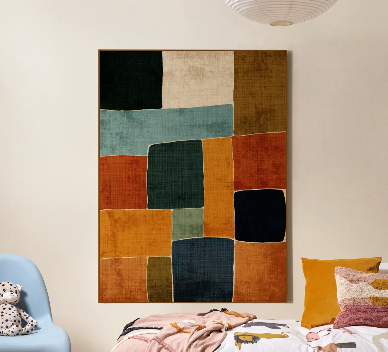 Retro Abstract Composition canvas by Andrew S Morrison