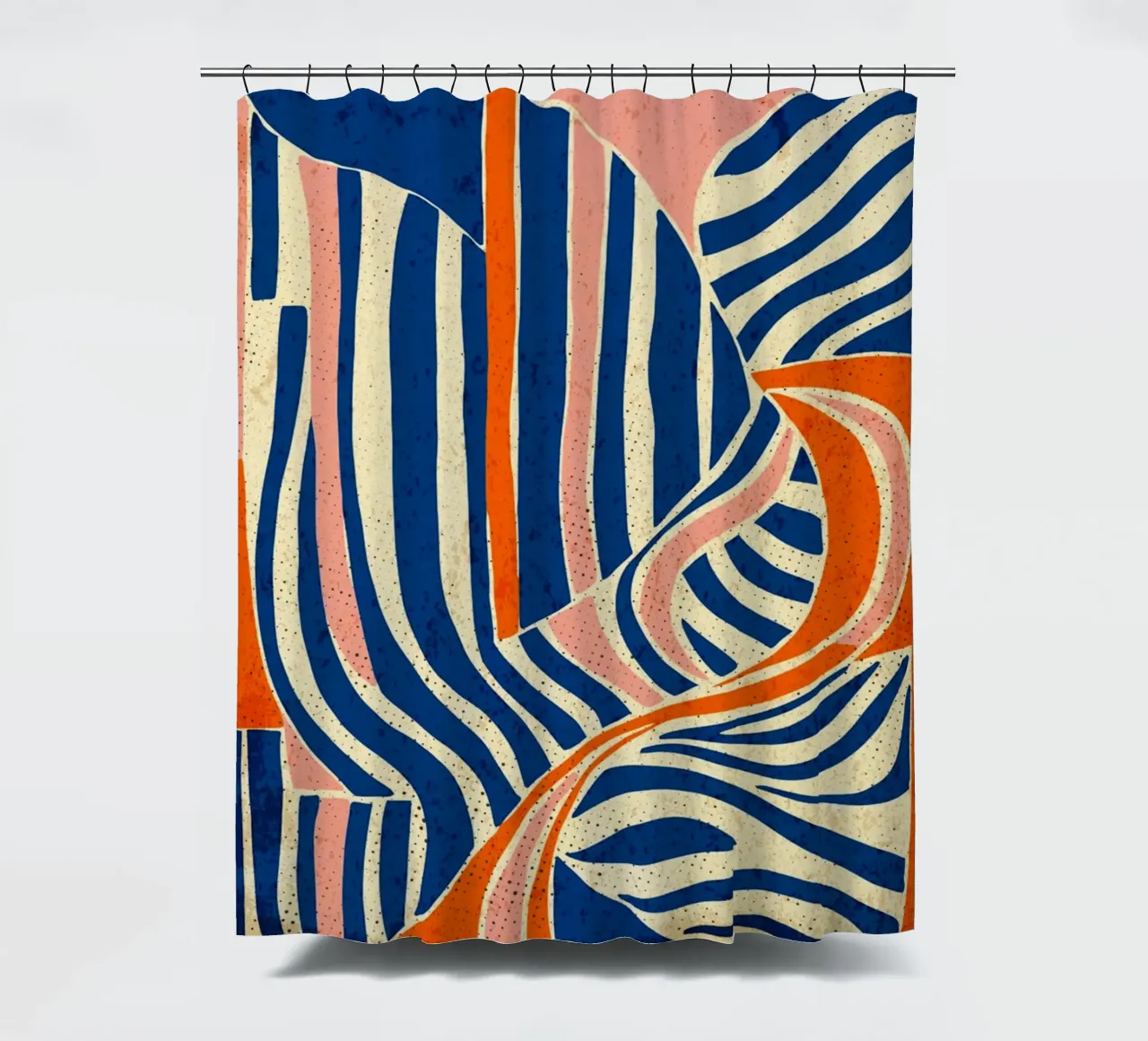 Design moderno a righe tenda da doccia da Terry Jason Kratz
