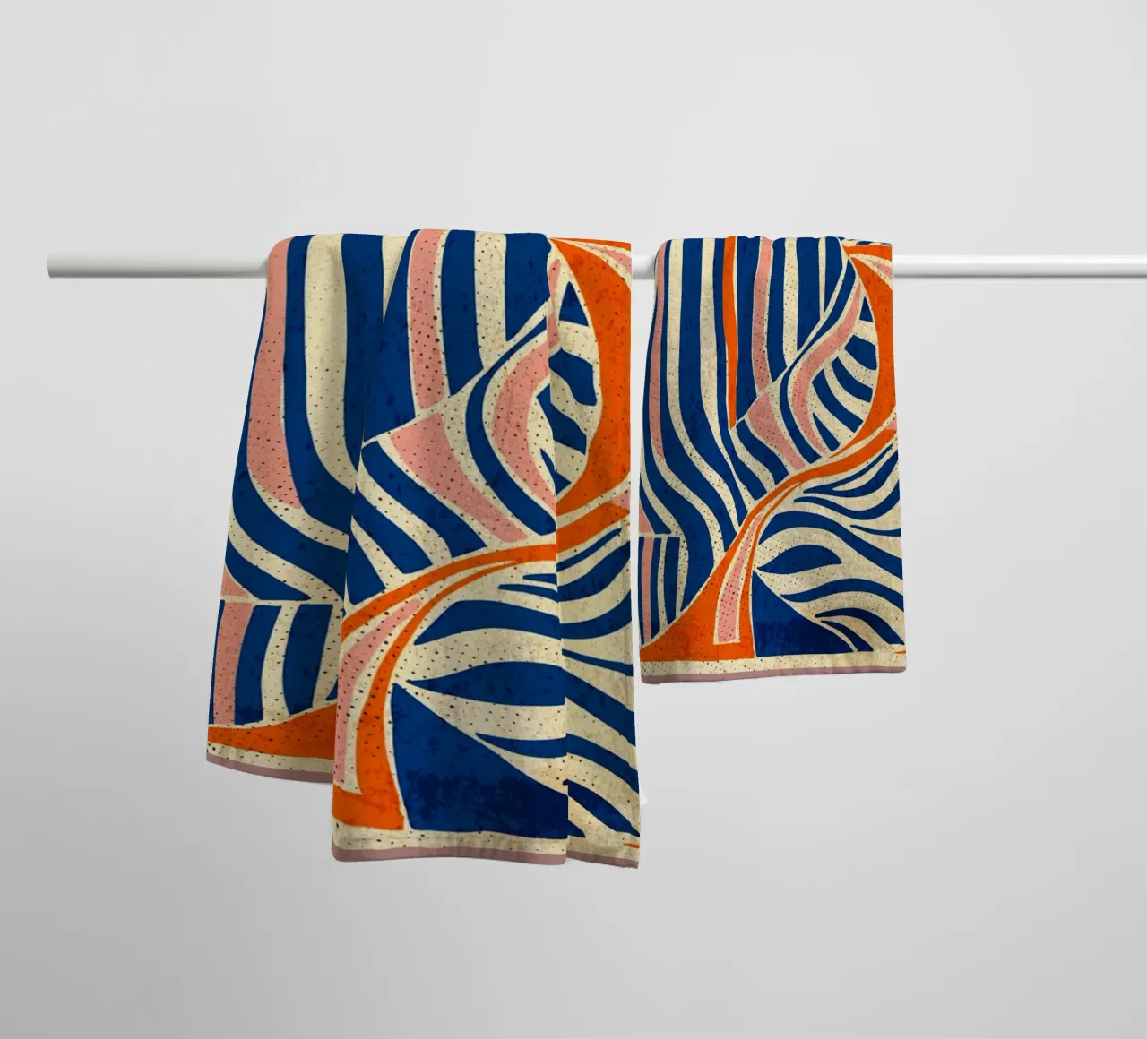 Design moderno a righe asciugamano da bagno da Terry Jason Kratz