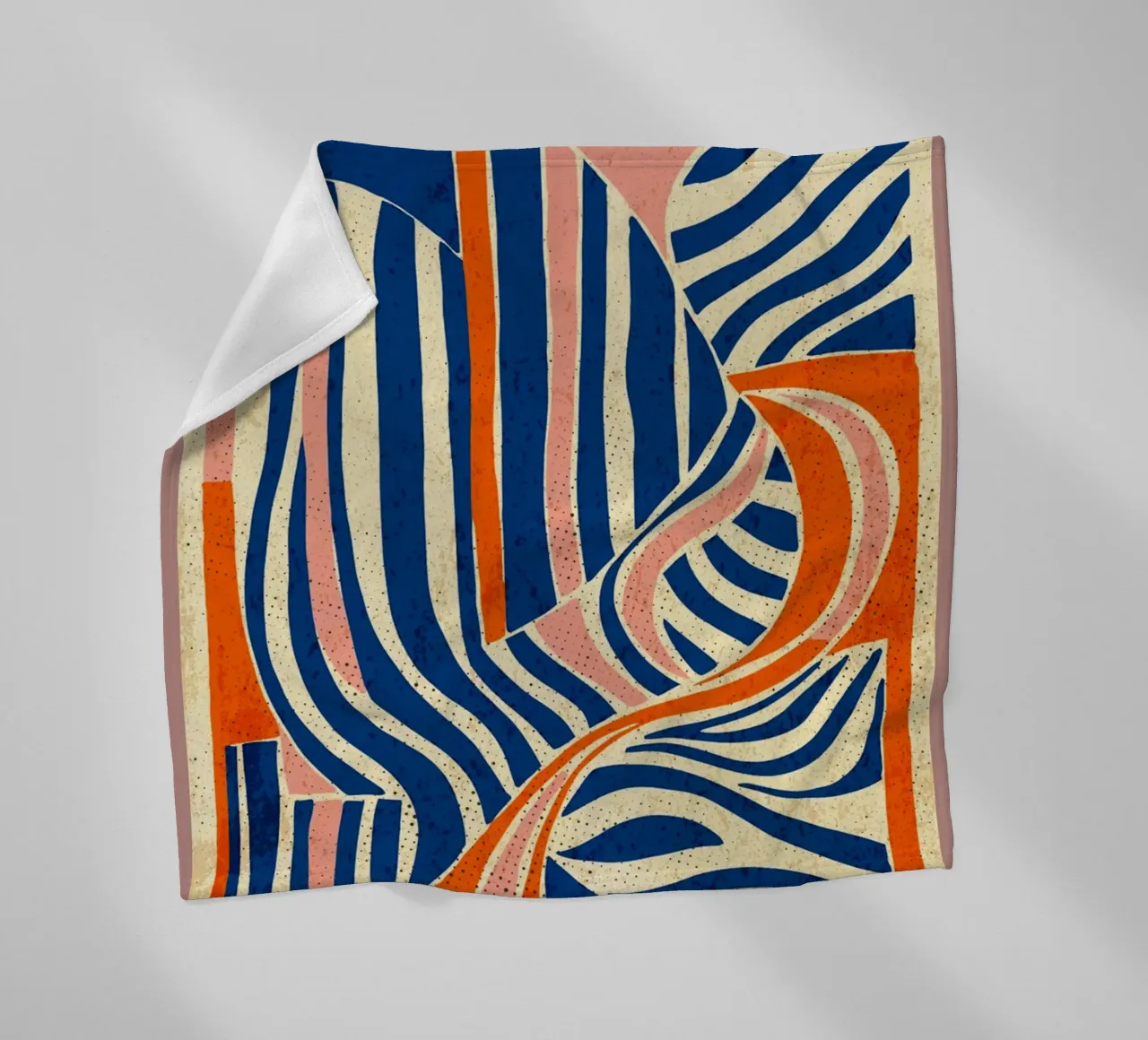 Design moderno a righe coperta in pile da Terry Jason Kratz