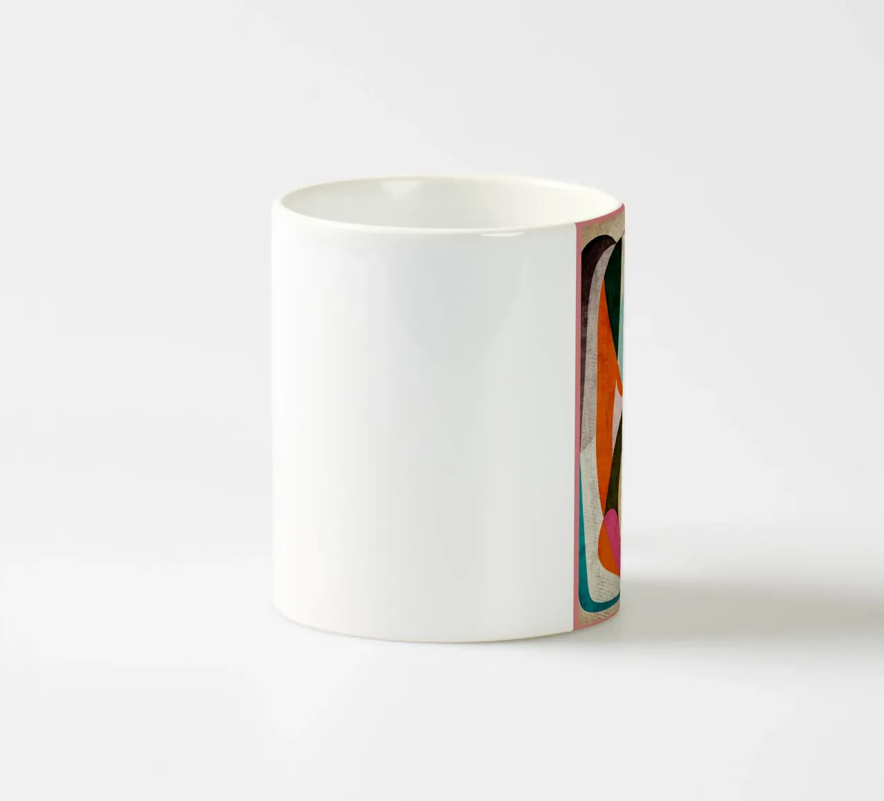 Modern abstract kunstwerk keramische mok van Terry Jason Kratz
