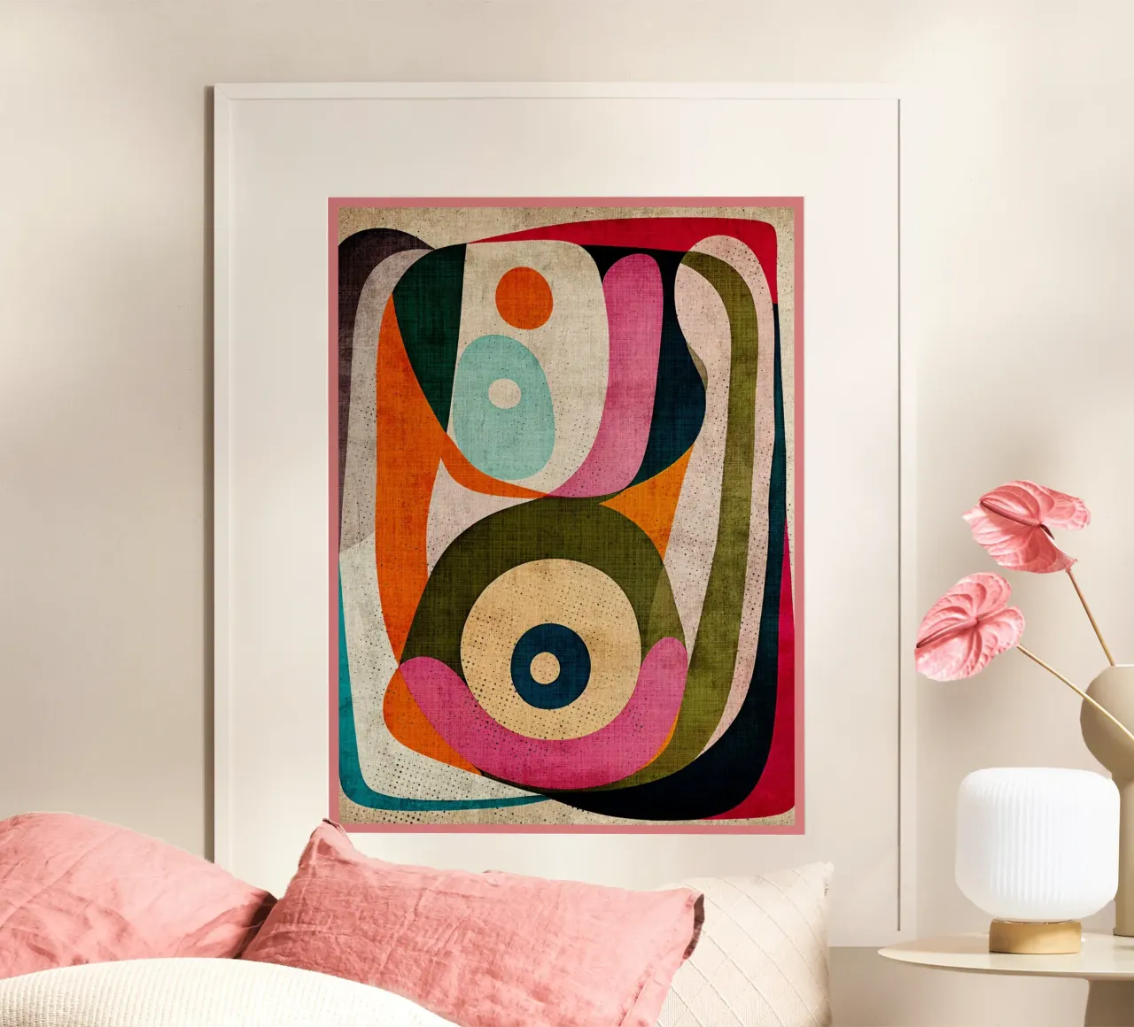 Modernes abstraktes Kunstwerk Hahnemühle von Terry Jason Kratz