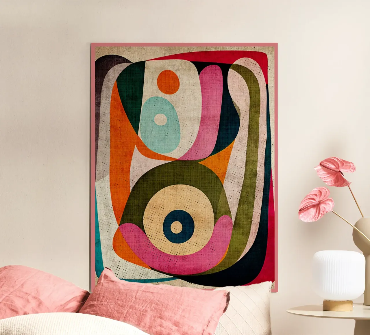 Modernes abstraktes Kunstwerk Hahnemühle von Terry Jason Kratz