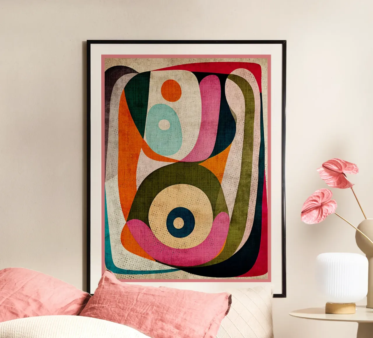 Modernes abstraktes Kunstwerk Hahnemühle von Terry Jason Kratz