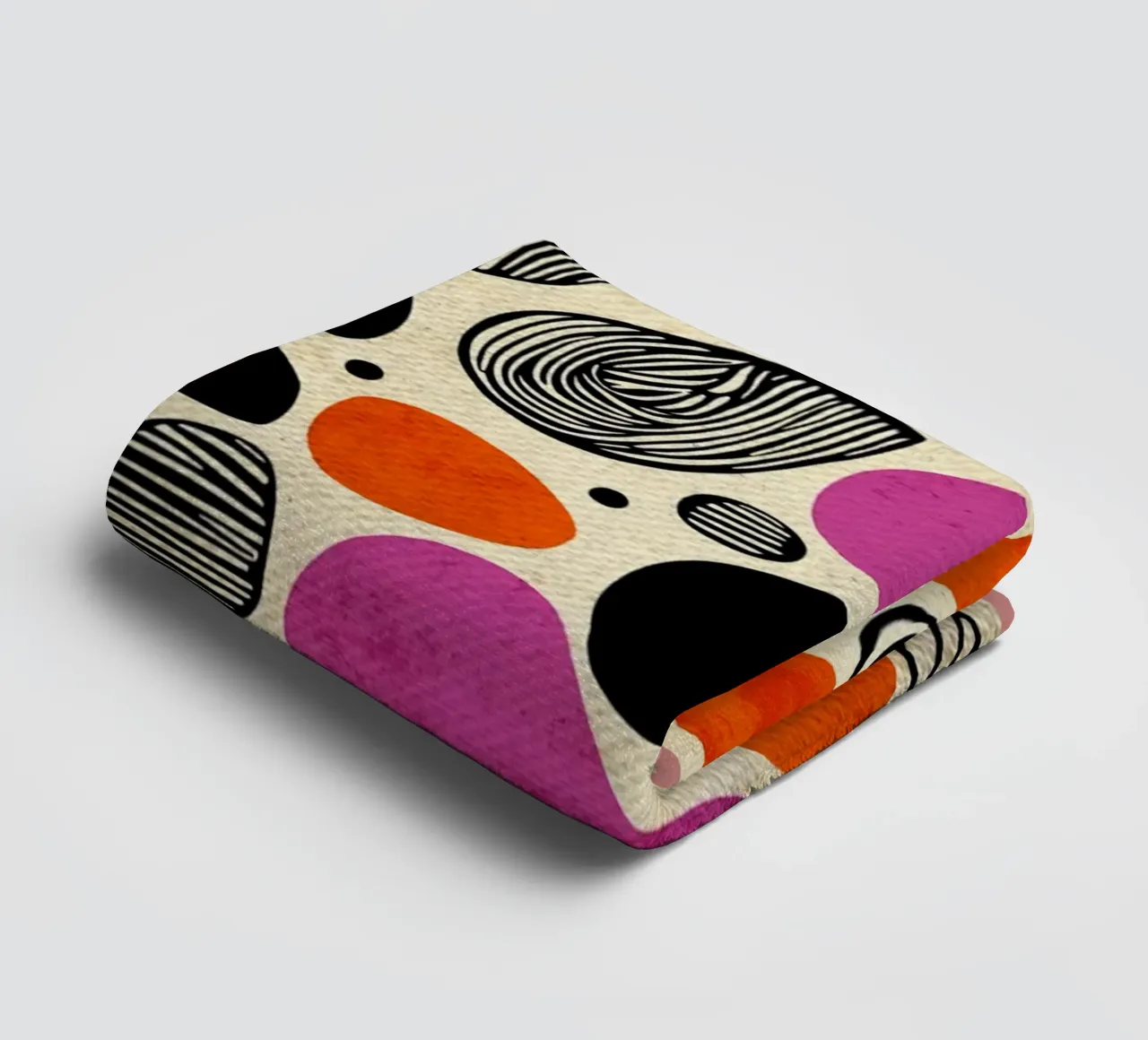 Magenta Orange Design asciugamano da bagno da Terry Jason Kratz