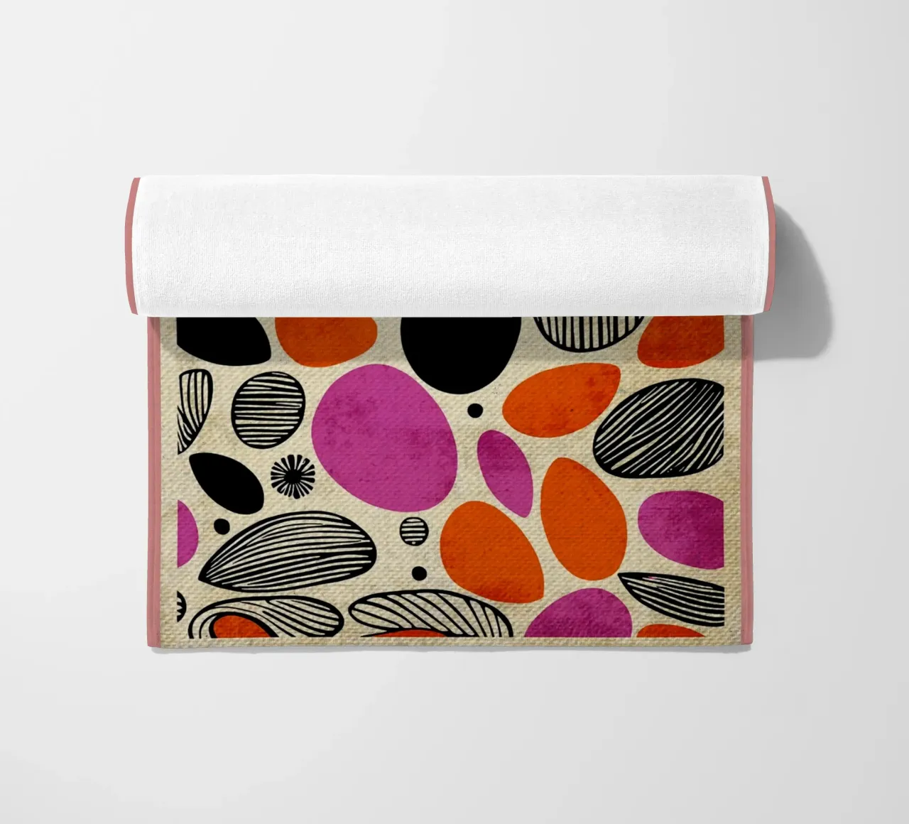 Magenta Orange Design telo mare da Terry Jason Kratz