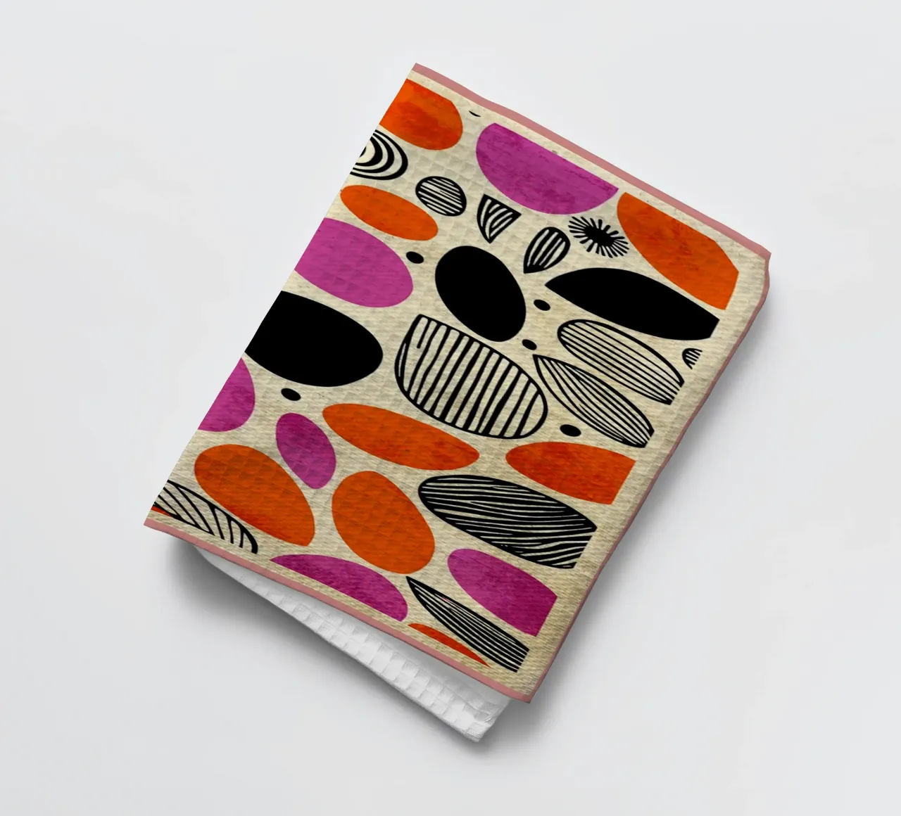 Magenta Orange Design canovaccio da cucina da Terry Jason Kratz