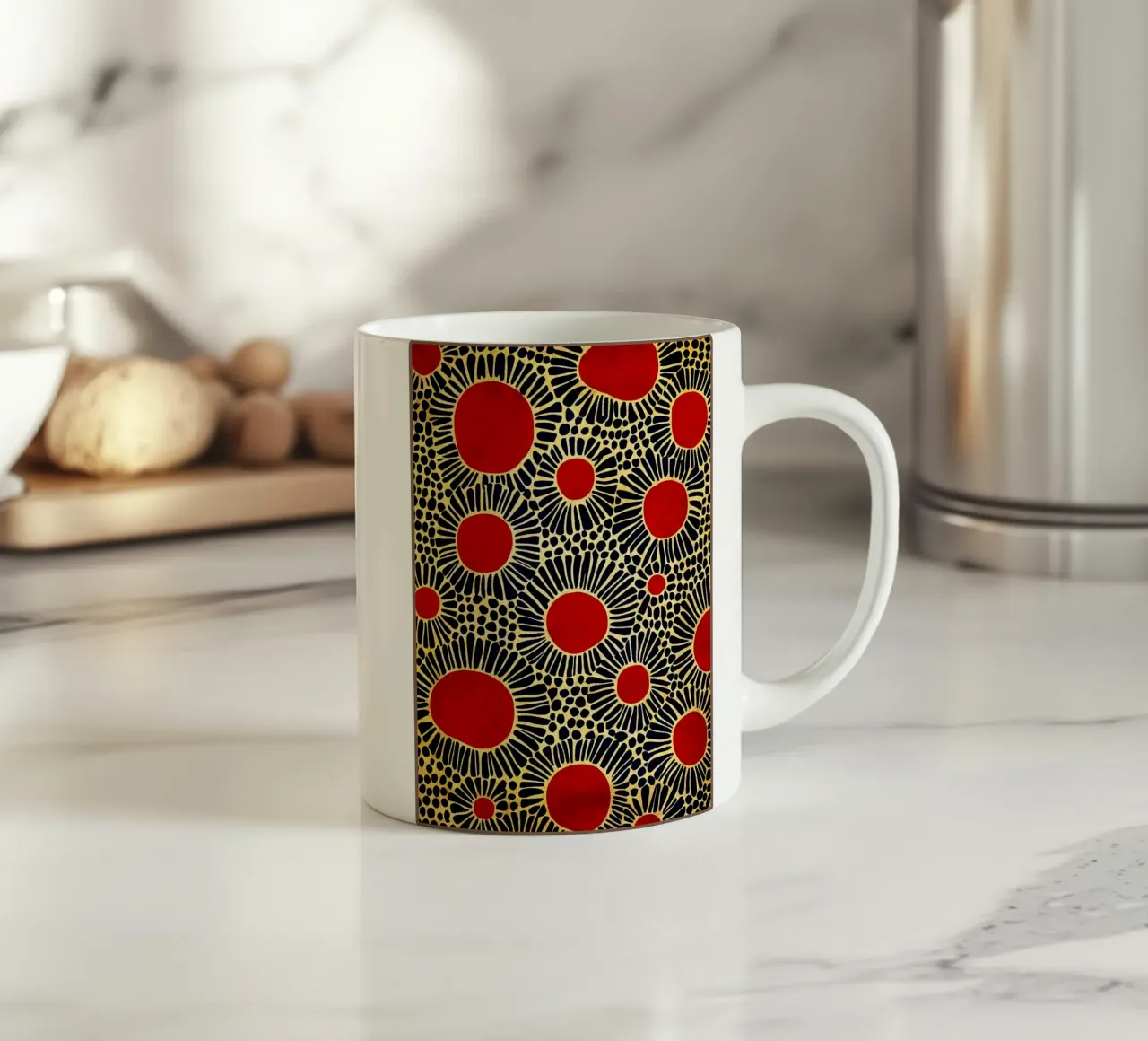 Etno Design astratto blu tazza in ceramica da DanielDesign