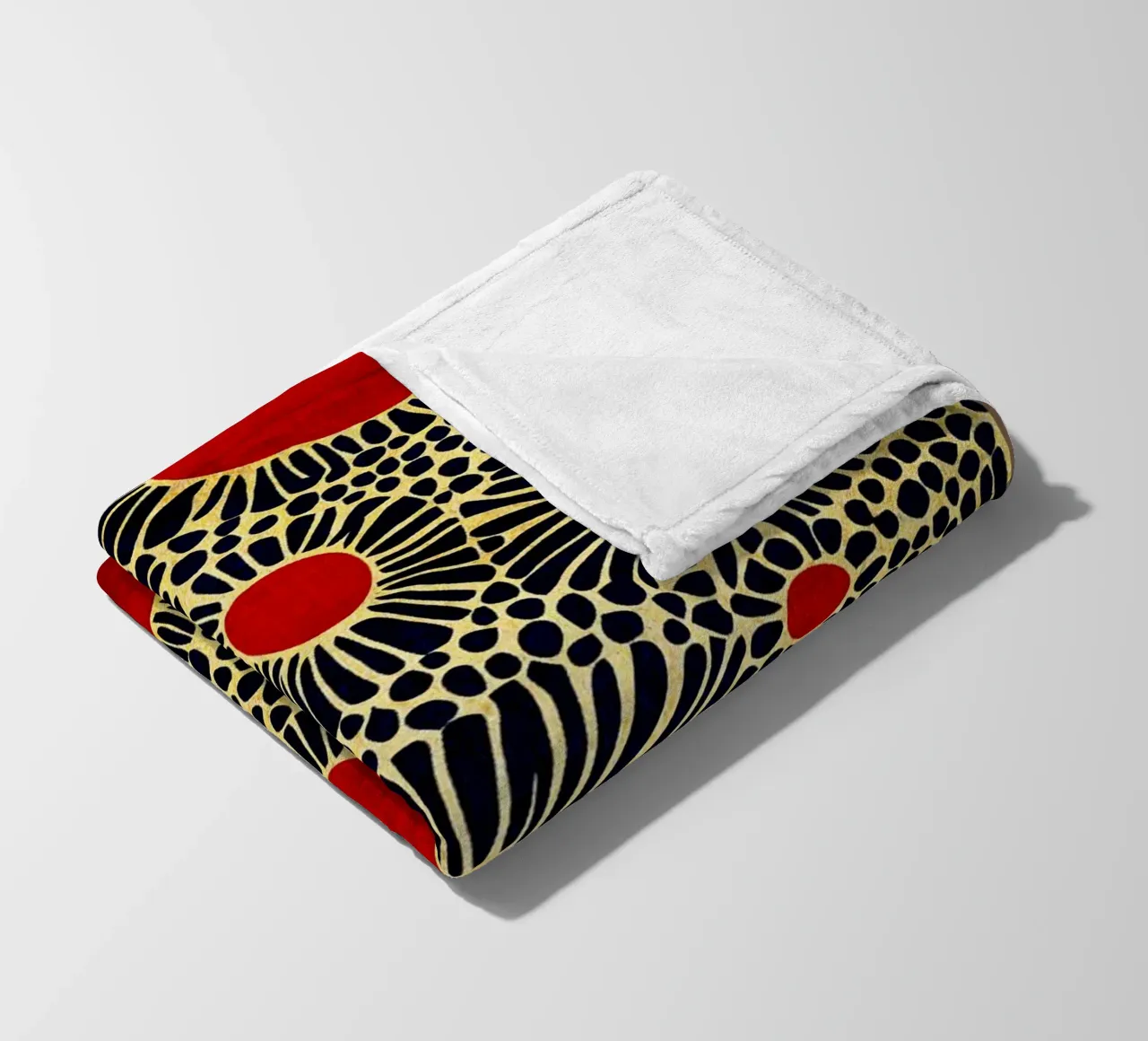 Etno Design astratto blu coperta in pile da DanielDesign