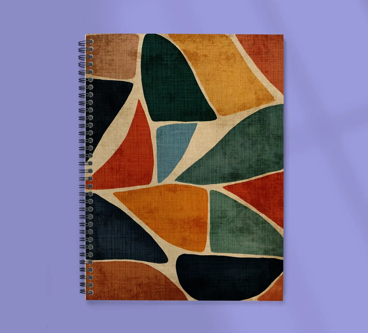 Pietre rustiche colorate diario ad anelli da DanielDesign