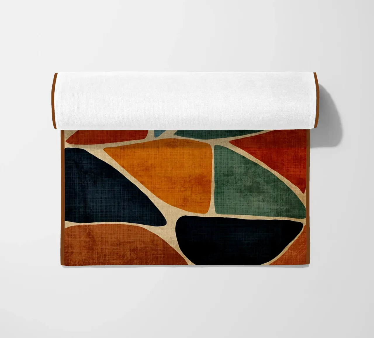 Pietre rustiche colorate telo mare da DanielDesign