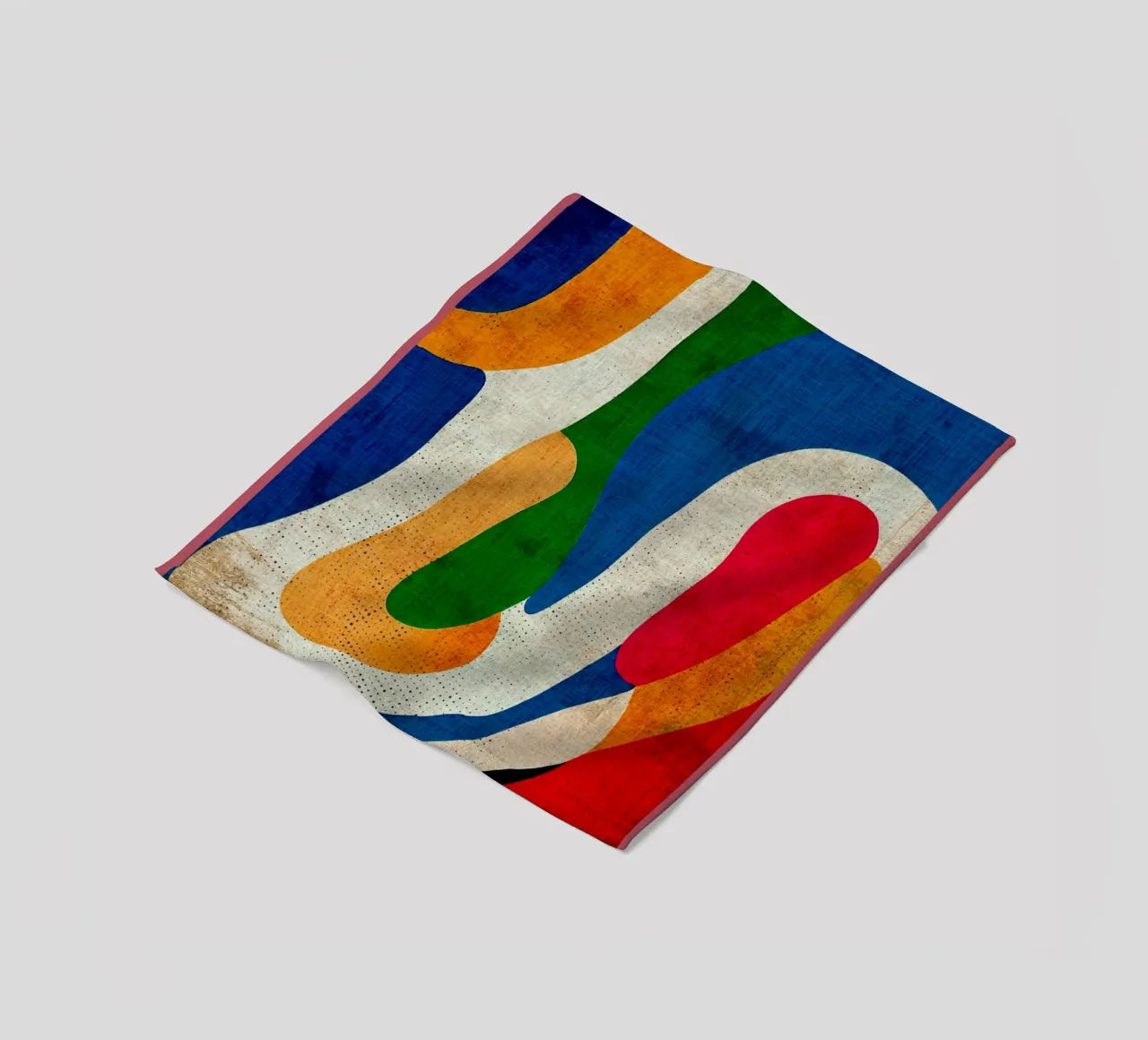 Pittura astratta colorata coperta in pile da DanielDesign