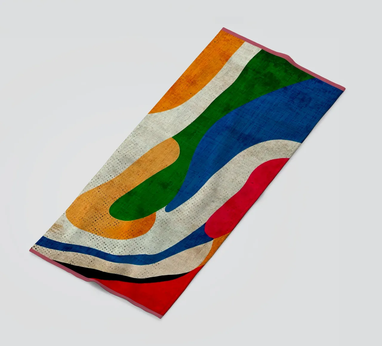 Pittura astratta colorata telo mare da DanielDesign