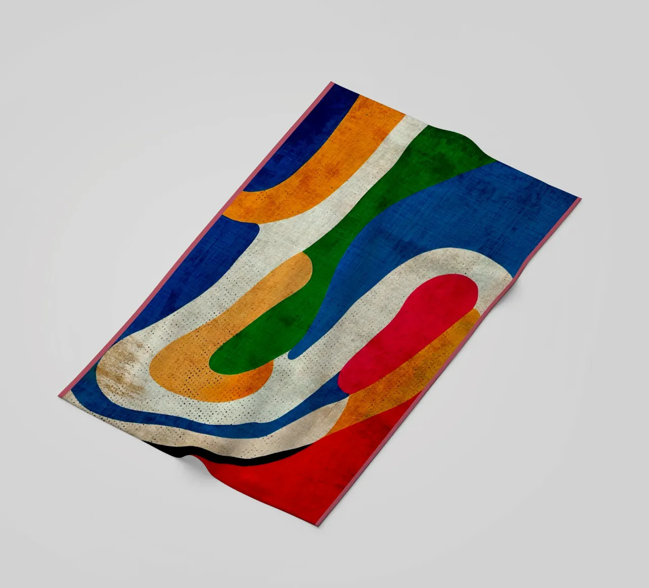 Pittura astratta colorata telo mare da DanielDesign