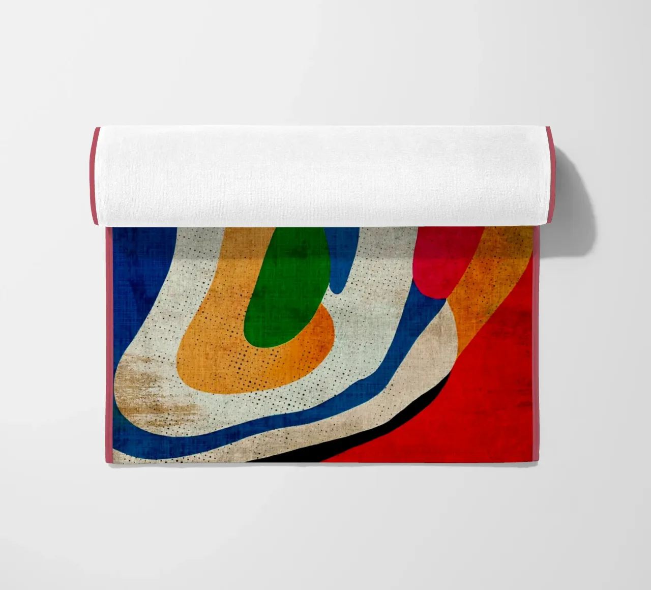 Pittura astratta colorata telo mare da DanielDesign