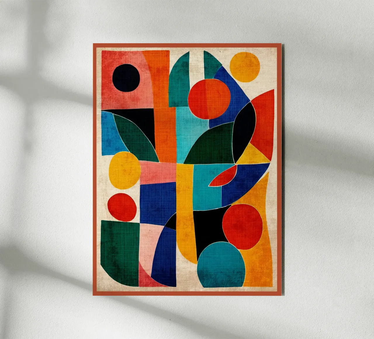 Colorful Abstract Artwork alu-dibond by DanielDesign