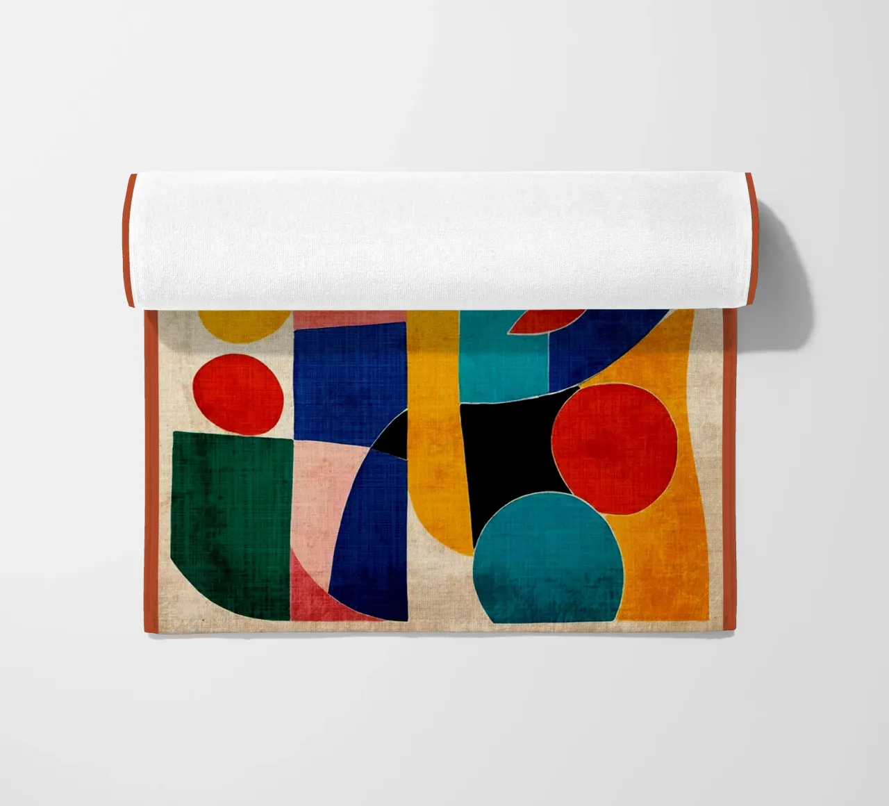 Colorful Abstract Artwork beach towel by DanielDesign