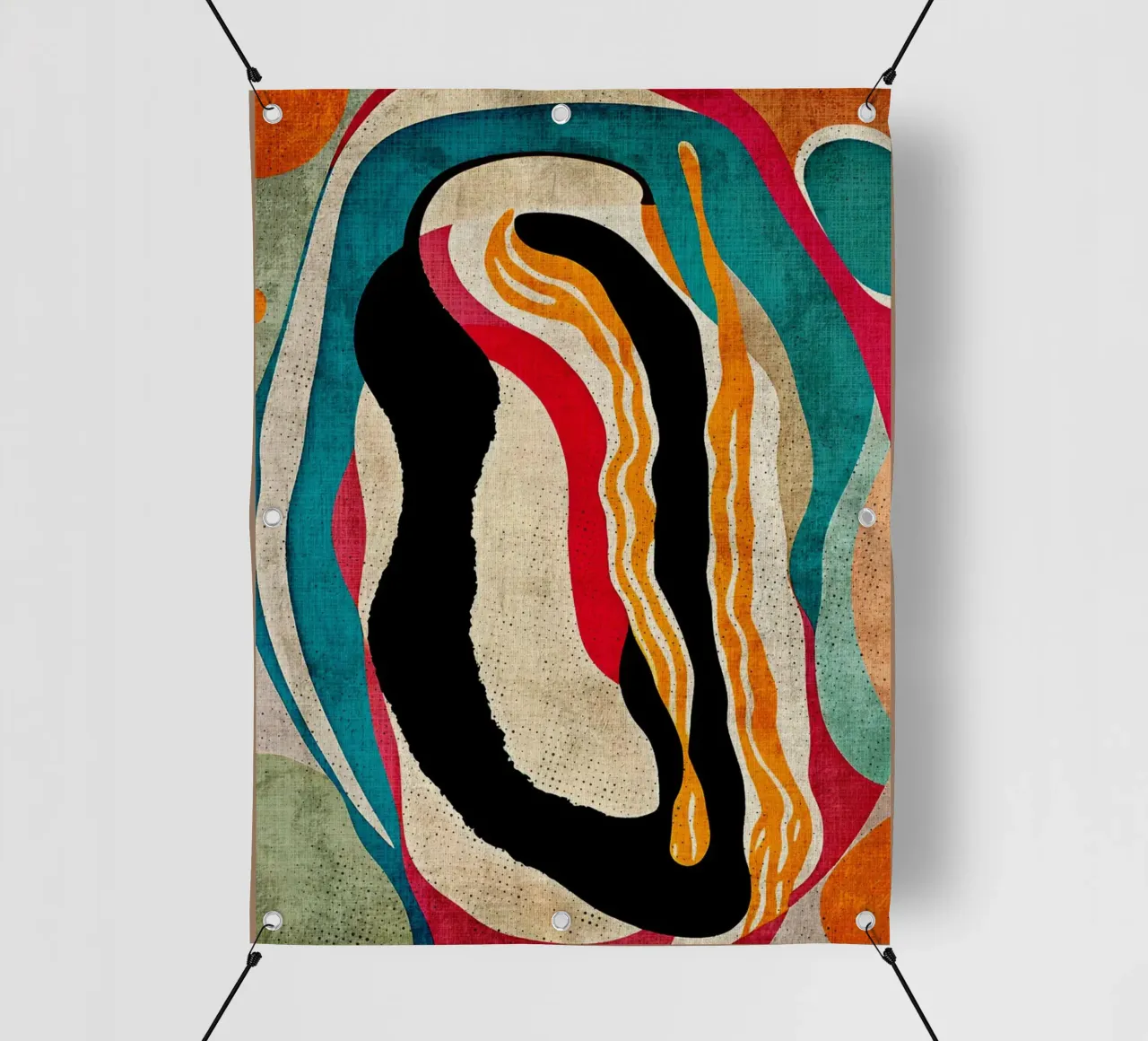 Arte astratta colorata telo in pvc da DanielDesign