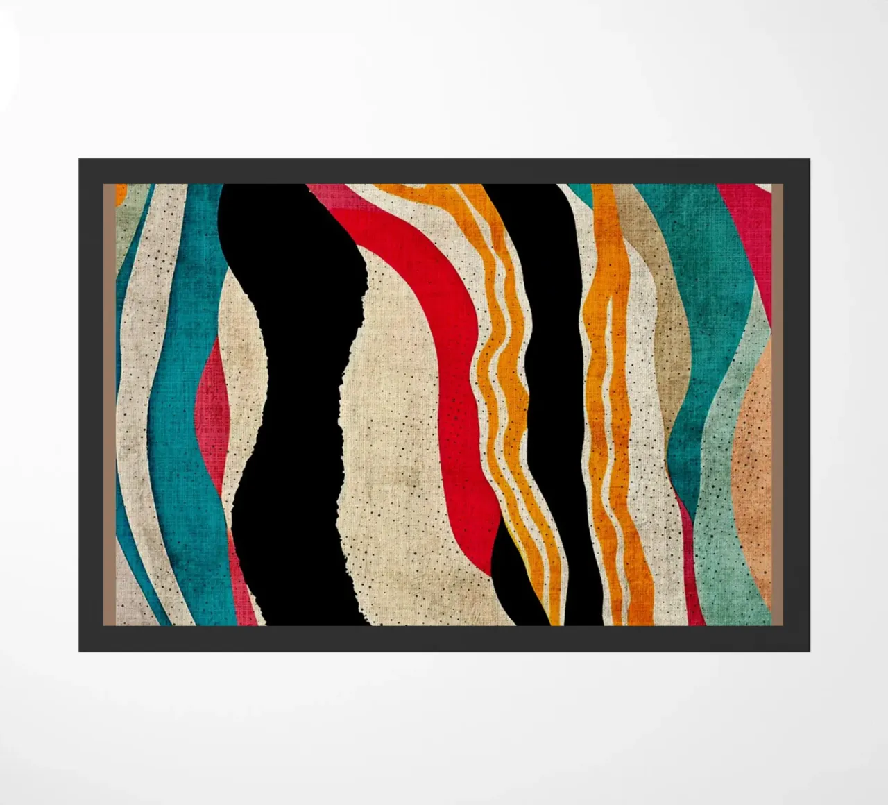 Colorful Abstract Art doormat by DanielDesign