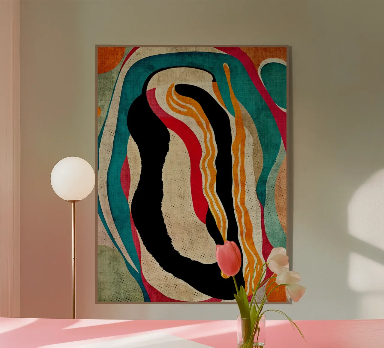 Colorful Abstract Art acrylic glass by DanielDesign