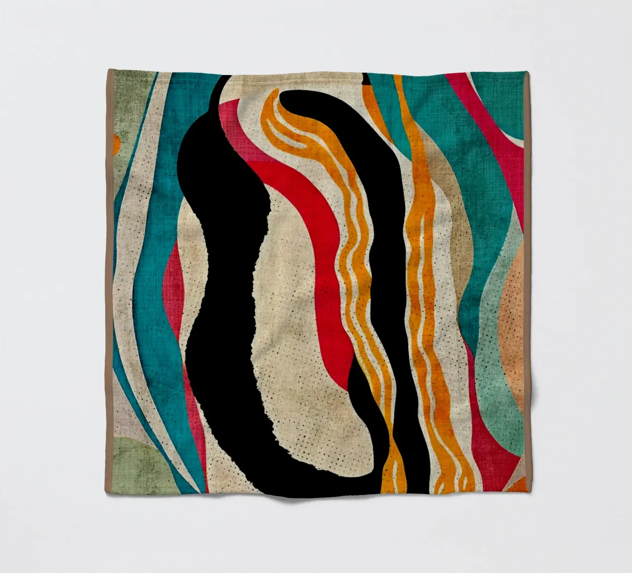 Colorful Abstract Art fleece blanket by DanielDesign