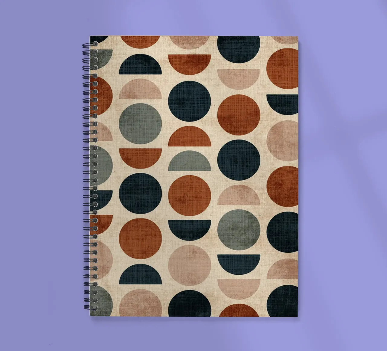 Bohemian Neutral Design spiral notebook by DanielDesign