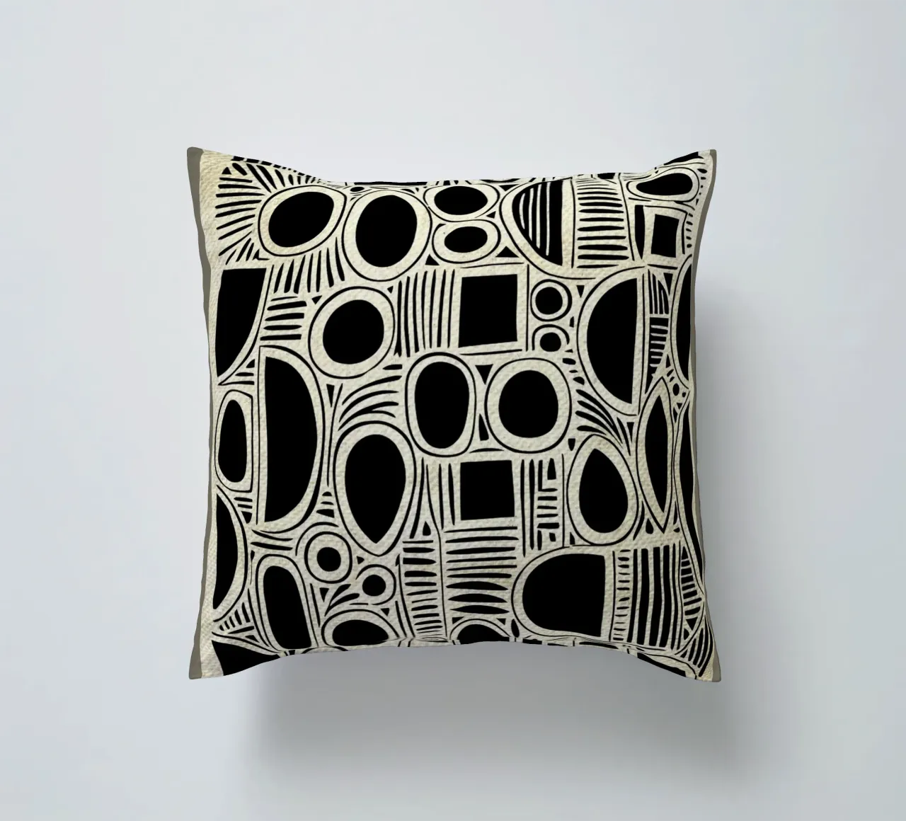 Arte in bianco e nero cuscino da DanielDesign