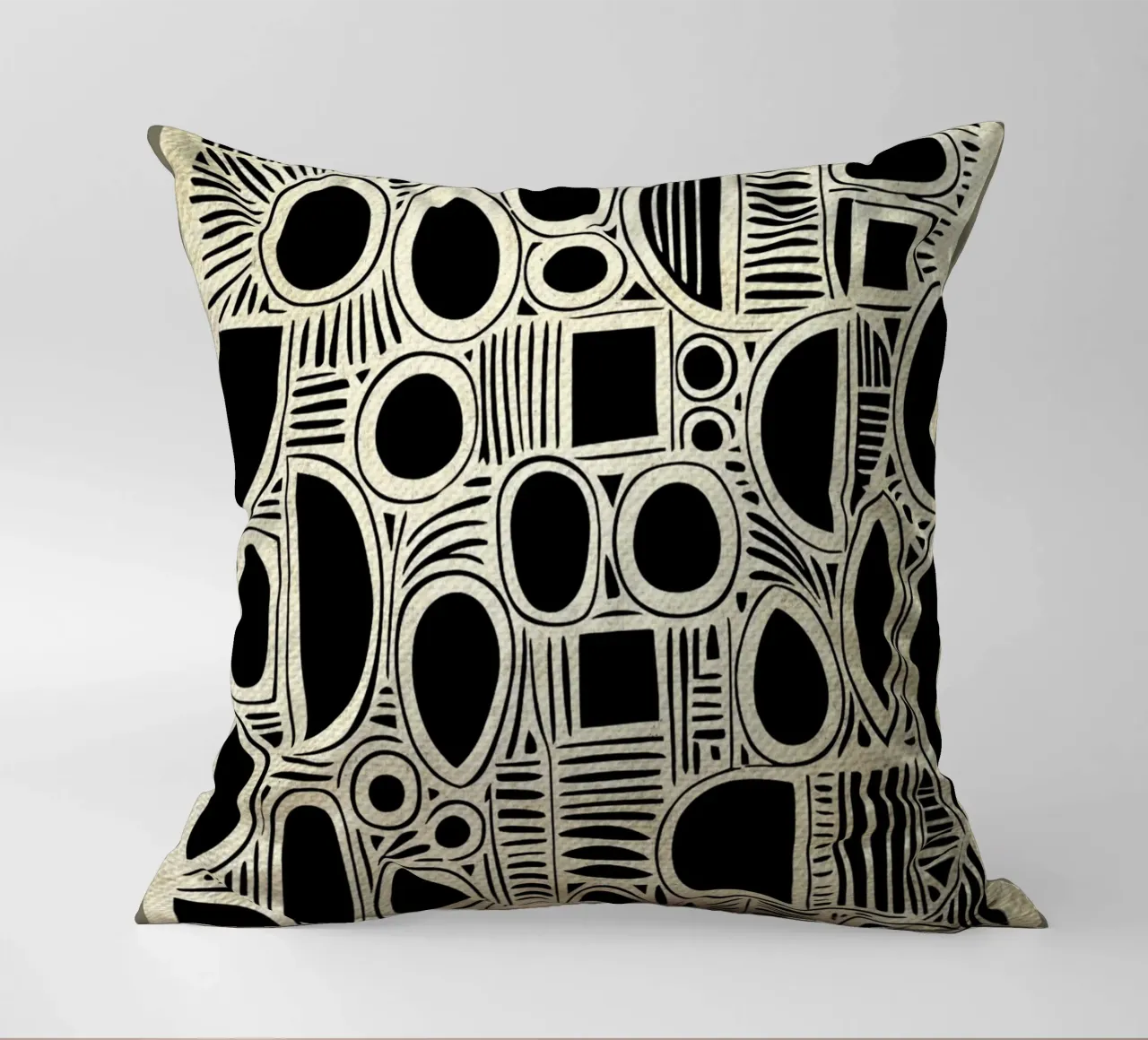 Arte in bianco e nero cuscino da DanielDesign