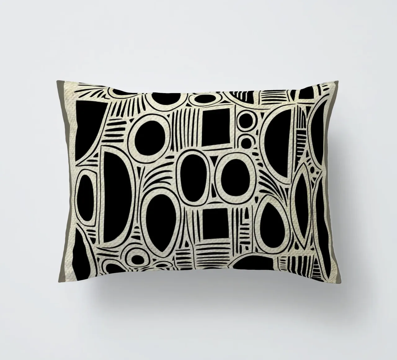 Arte in bianco e nero cuscino da DanielDesign