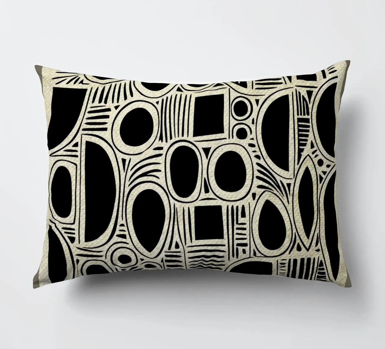 Arte in bianco e nero cuscino da DanielDesign