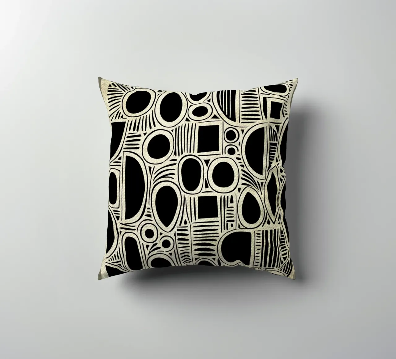 Arte in bianco e nero cuscino da DanielDesign