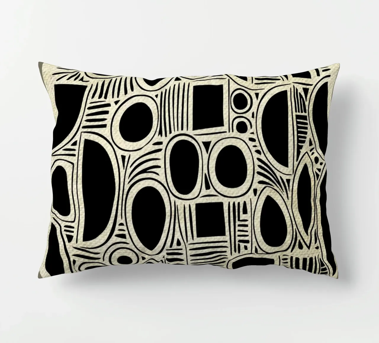 Arte in bianco e nero cuscino da DanielDesign