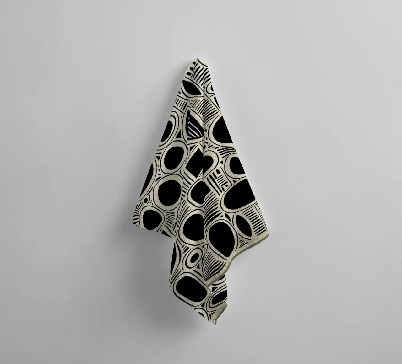 Arte in bianco e nero asciugamano da bagno da DanielDesign