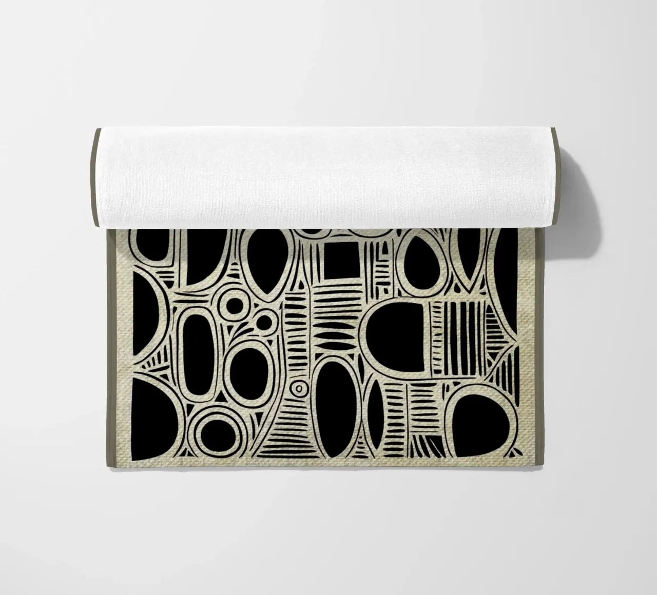 Arte in bianco e nero telo mare da DanielDesign