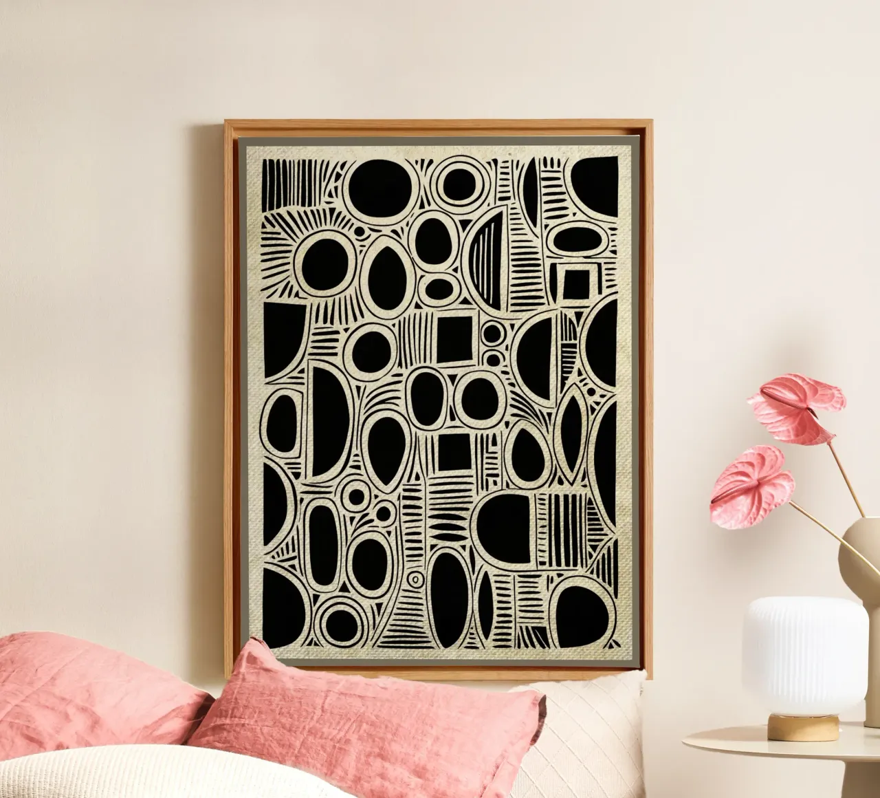 Black and White Art canvas by DanielDesign