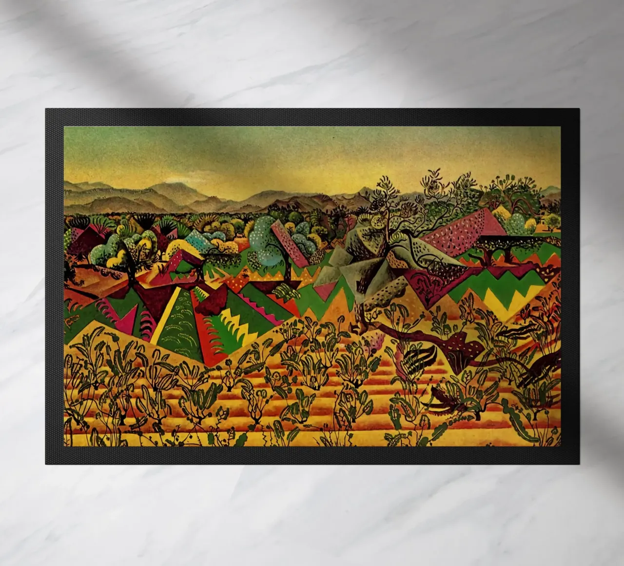 Joan MIRO Mont-roig-vigneti-e-olivo-albero zerbino da Dixon-Gallery