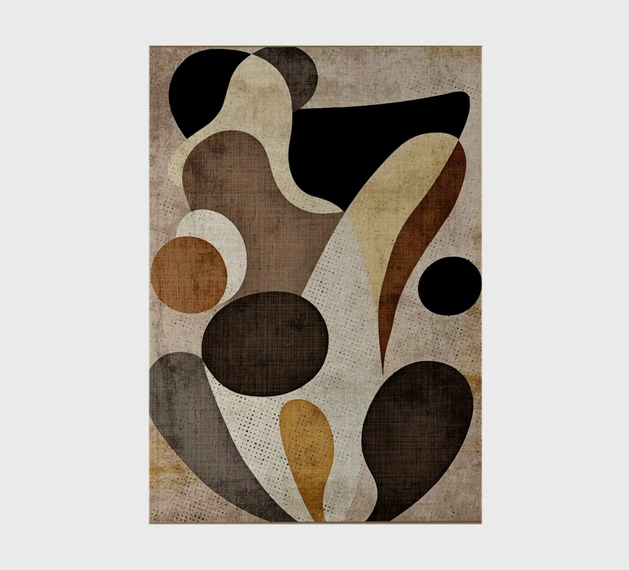 Black and Beige Abstract notebook by GaryStudio