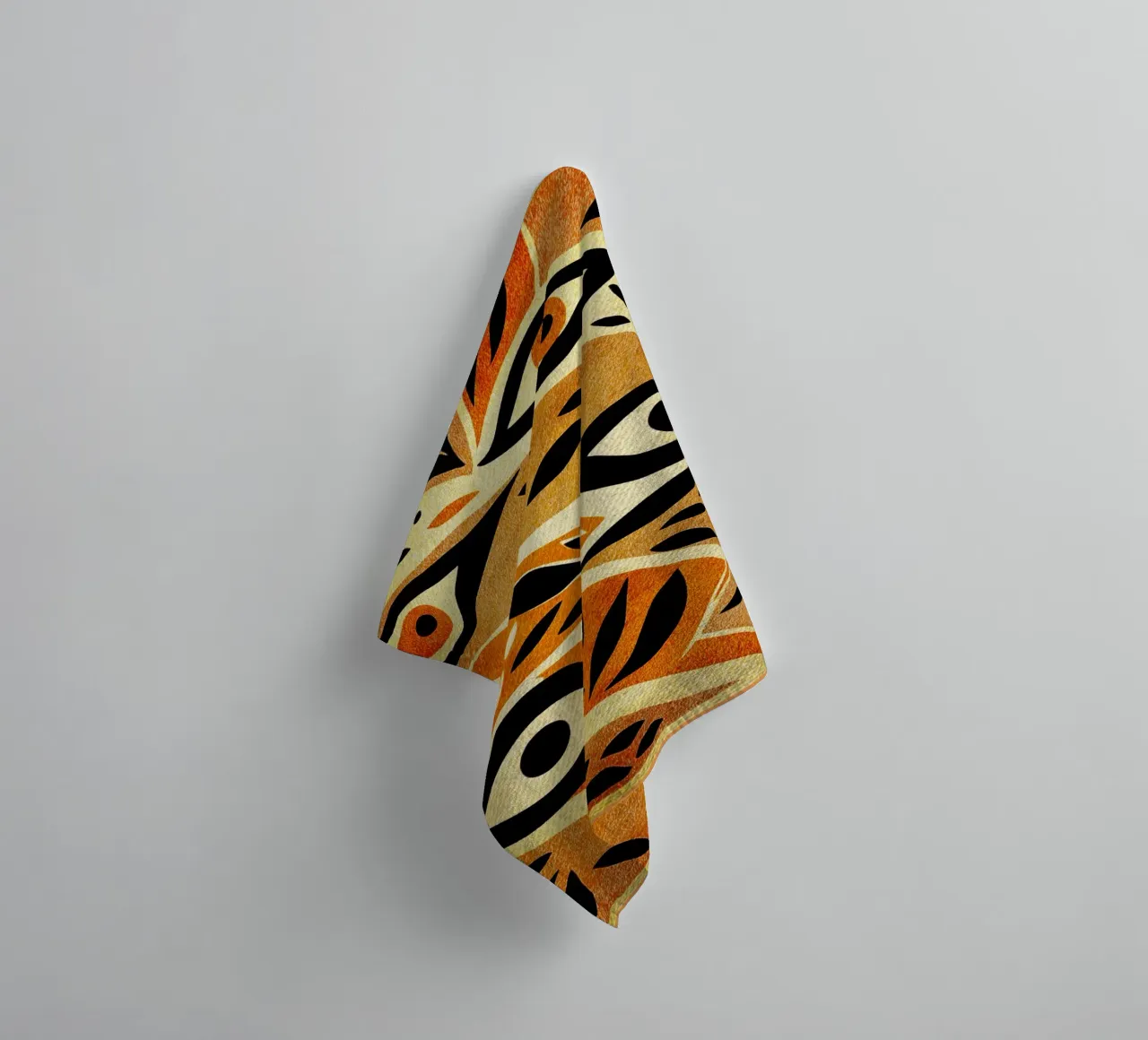Abstracte wilde ogen badhanddoek van GaryStudio