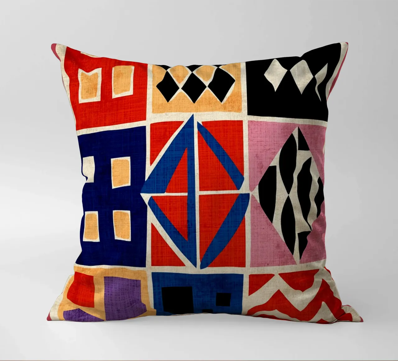 Abstract Retro Print decorative cushion by GaryStudio