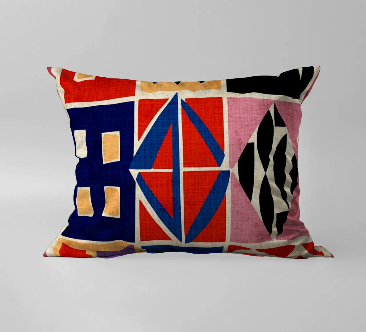 Abstract Retro Print decorative cushion by GaryStudio