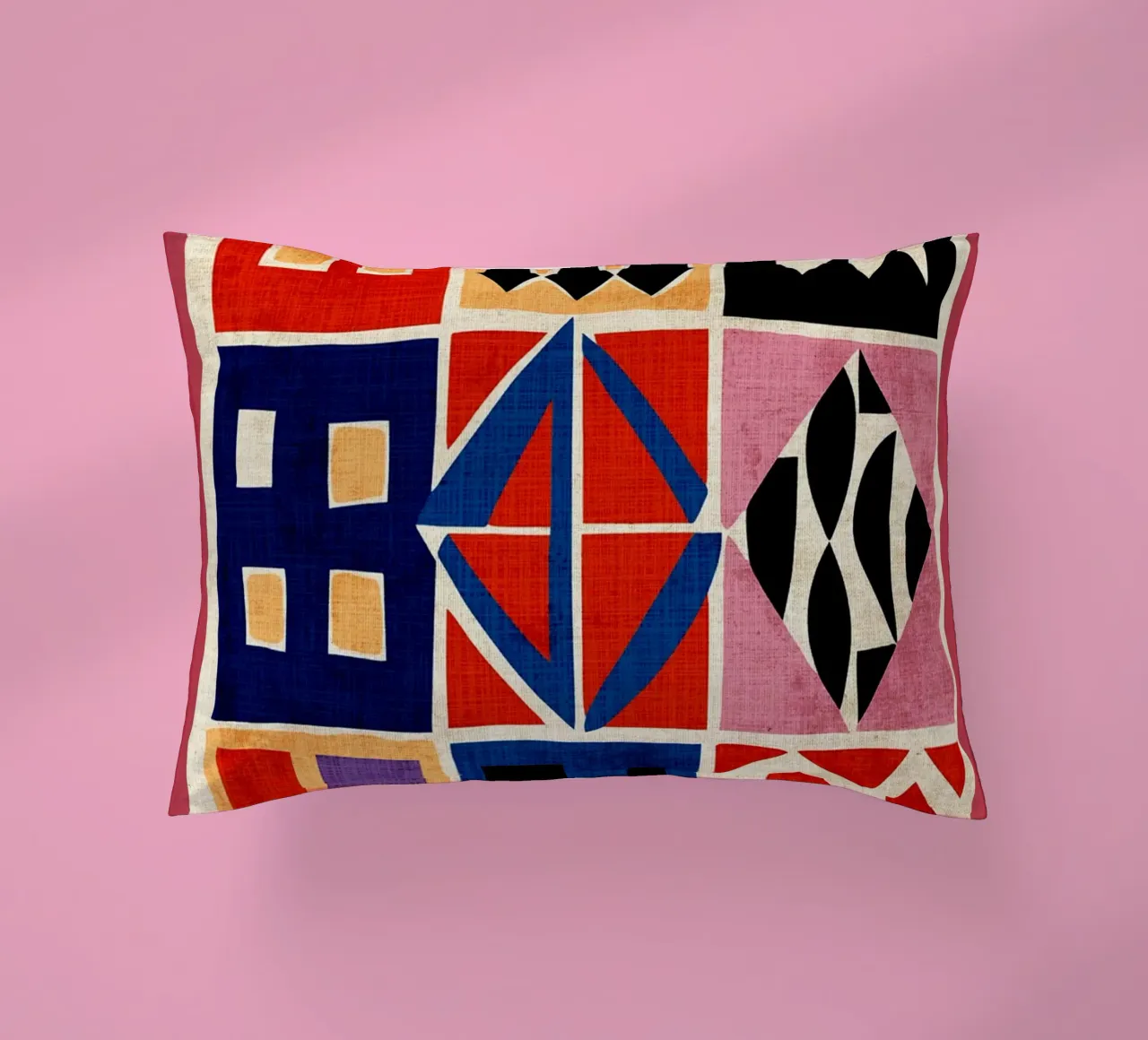 Abstract Retro Print decorative cushion by GaryStudio