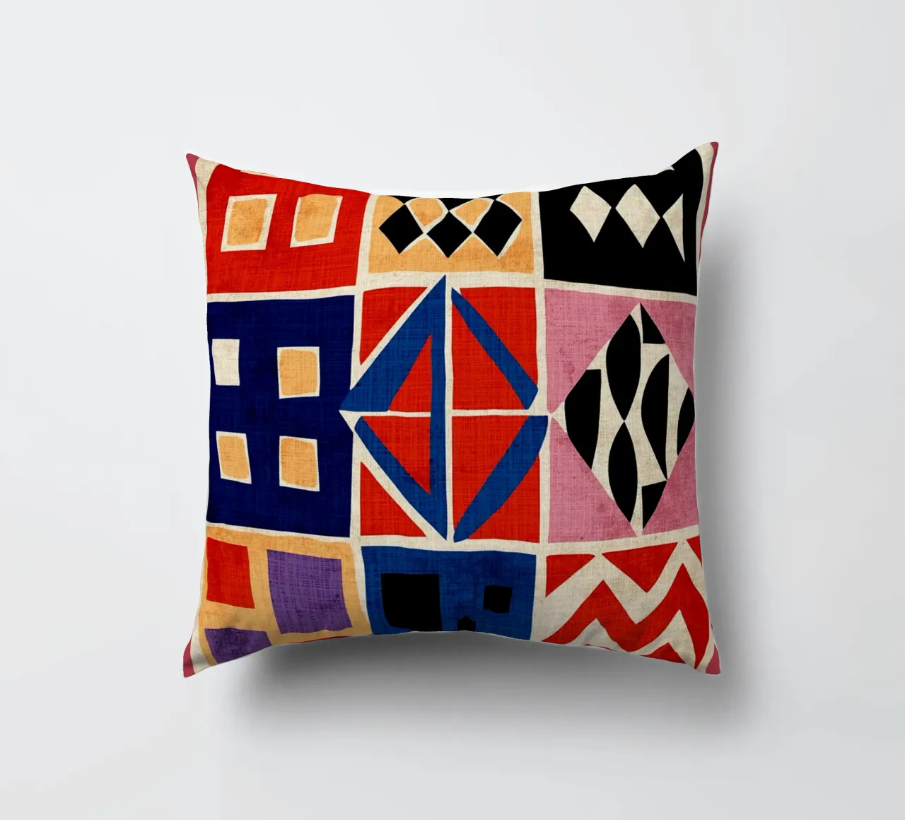 Abstract Retro Print decorative cushion by GaryStudio