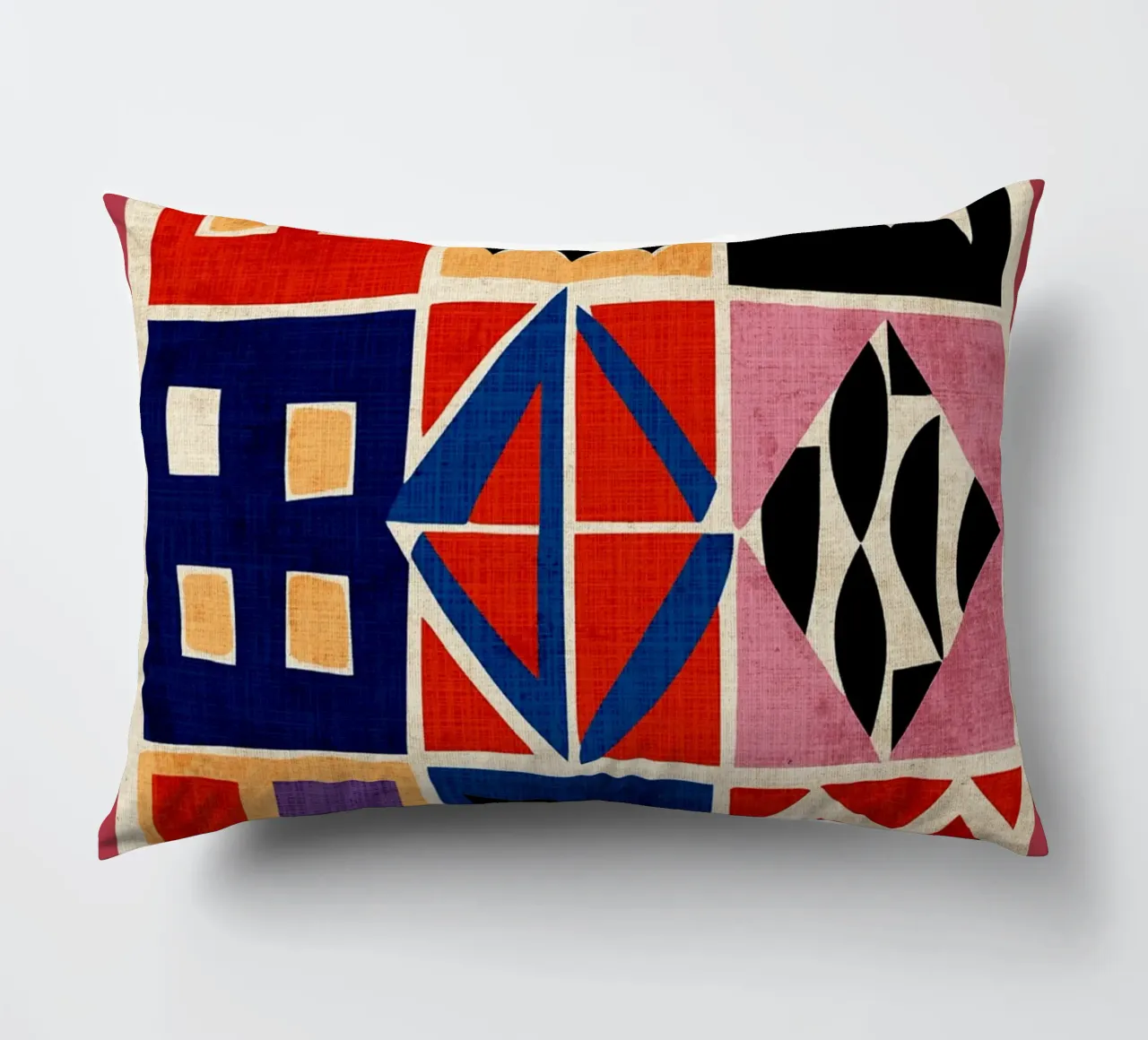 Abstract Retro Print decorative cushion by GaryStudio