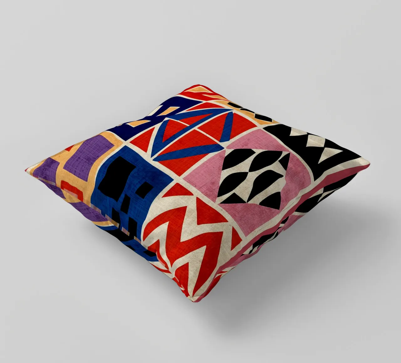 Abstract Retro Print decorative cushion by GaryStudio